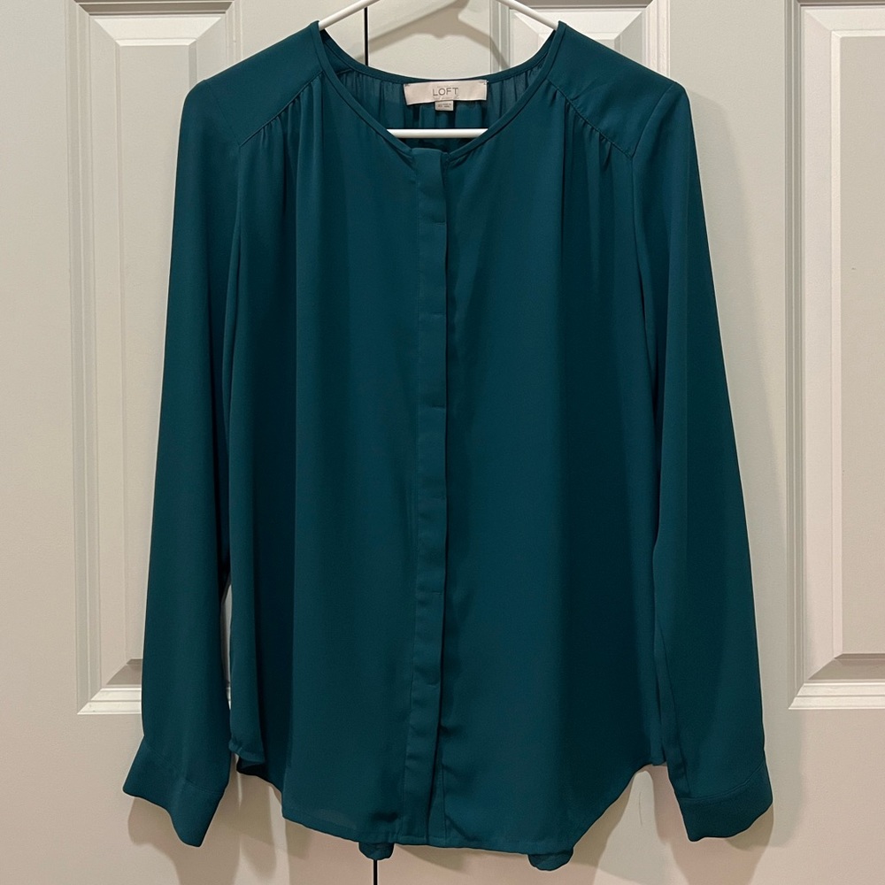 LOFT Long Sleeve Blouse